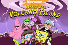 Nicktoons - Battle for Volcano Island Title Screen